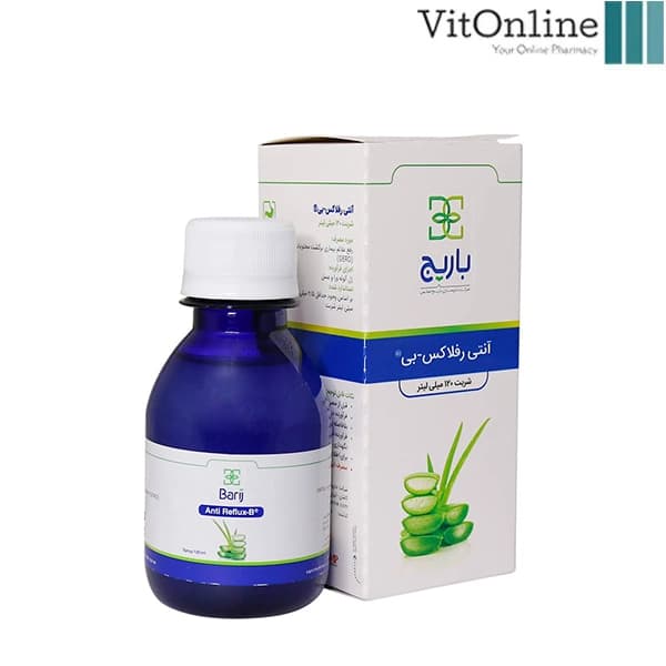 شربت آنتی رفلاکس بی باریج اسانس ۱۲۰ میلی لیتر — تصویر ۴