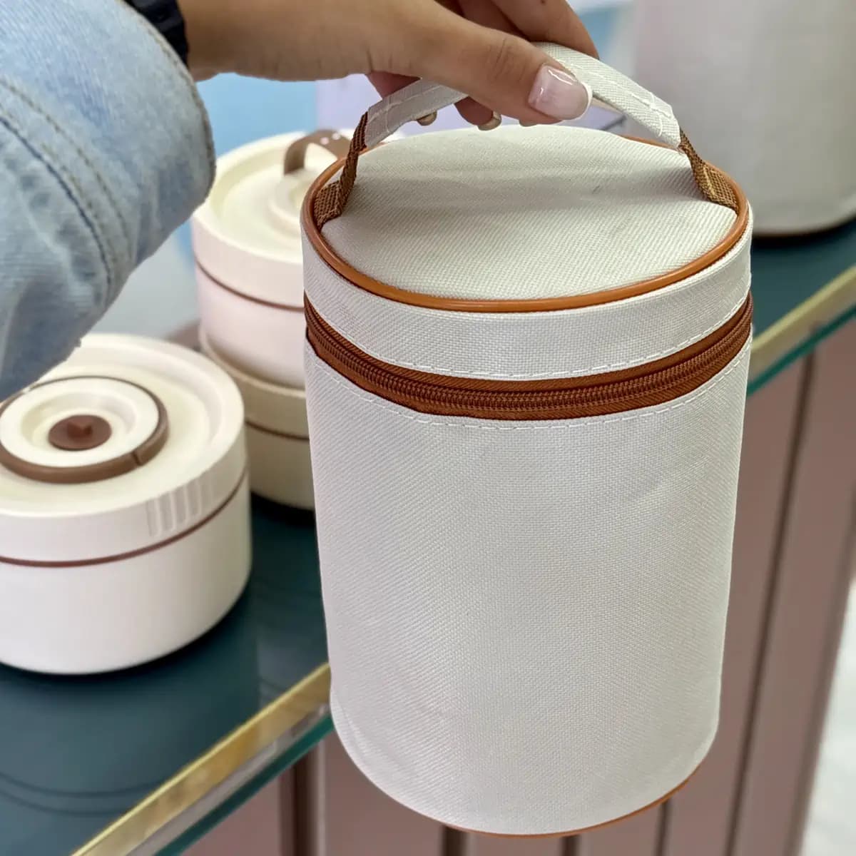 ظرف غذا سه تیکه کیف دار — تصویر ۴
