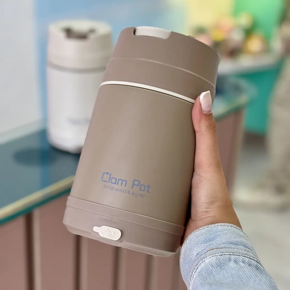 فلاسک غذای CLAM Pot برقی — تصویر ۱۱