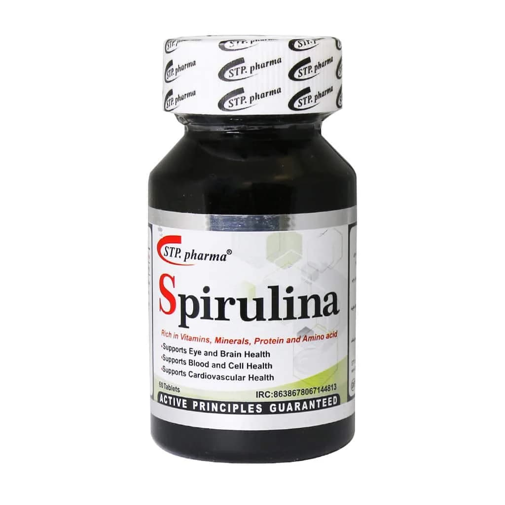قرص اسپیرولینا اس تی پی فارما 60 عدد — تصویر ۵