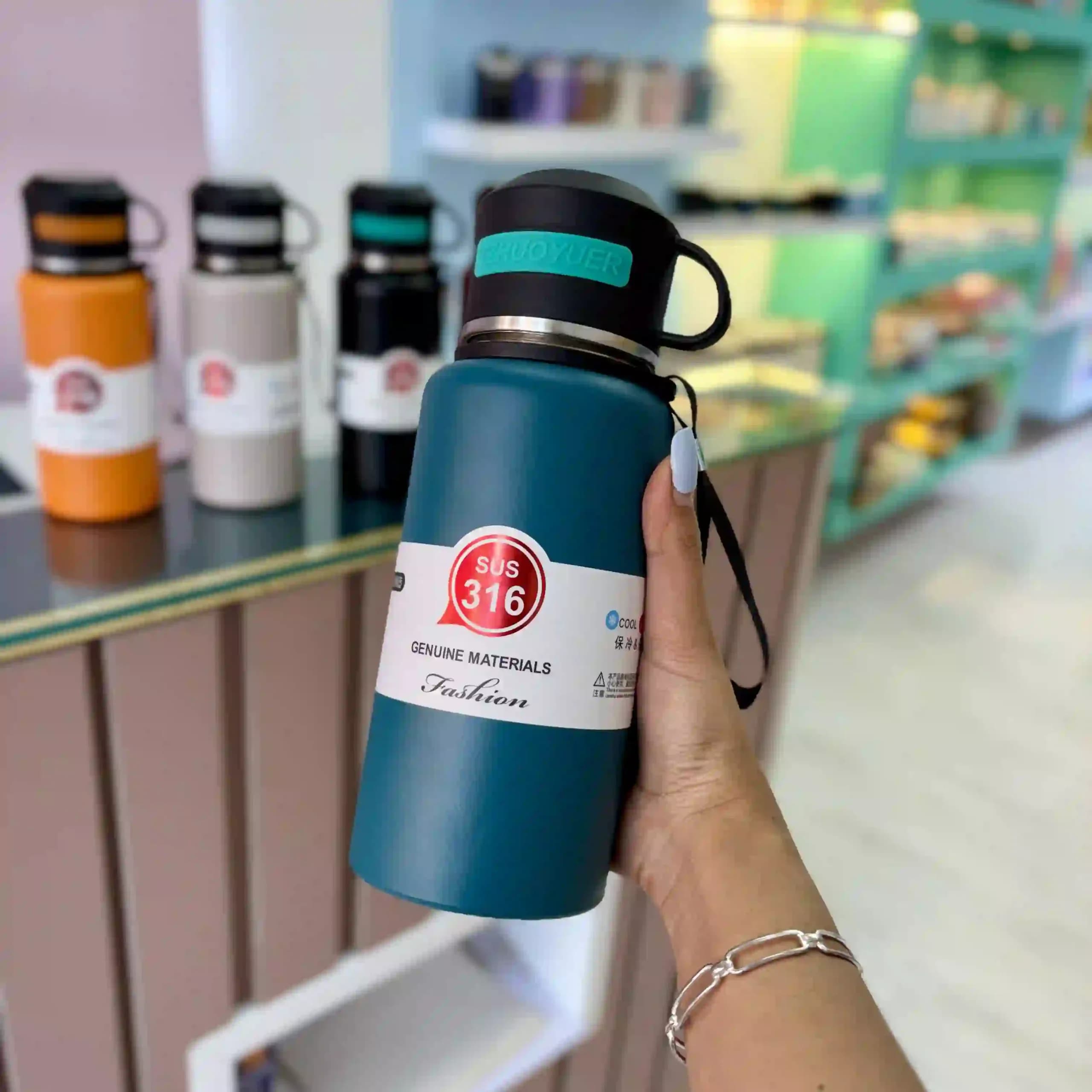 فلاسک استیل لیوان دار وکیوم 800 ml — تصویر ۱۲