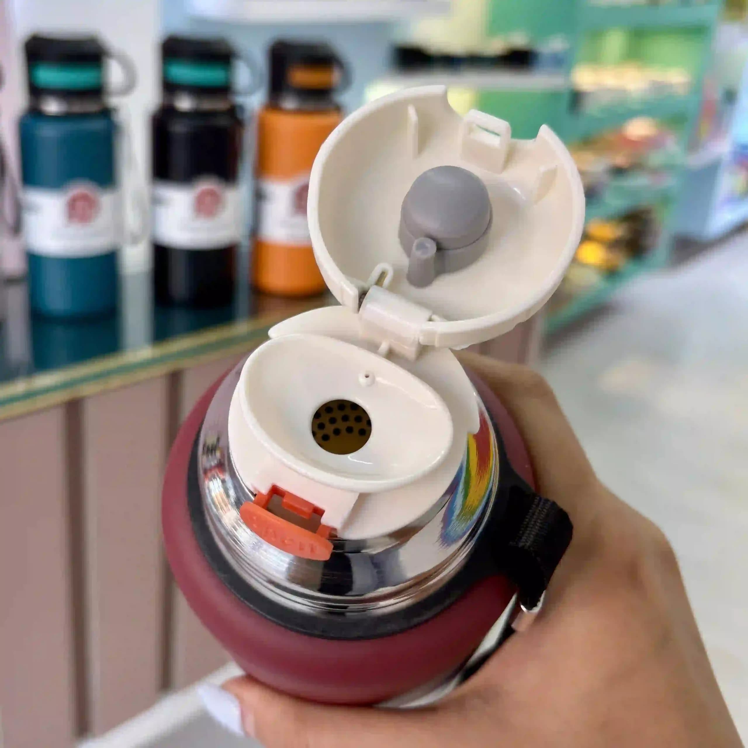 فلاسک استیل لیوان دار وکیوم 800 ml — تصویر ۹