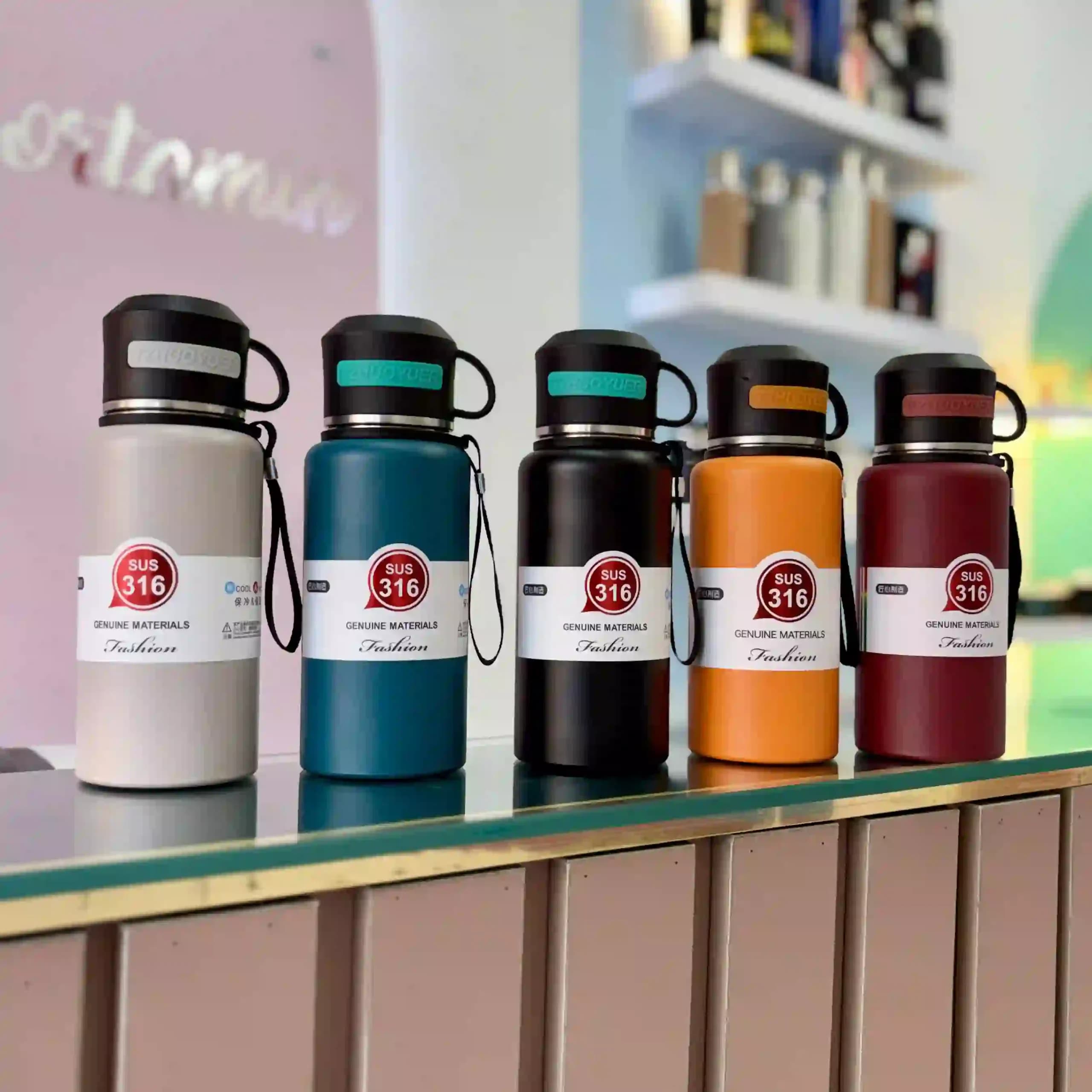 فلاسک استیل لیوان دار وکیوم 800 ml