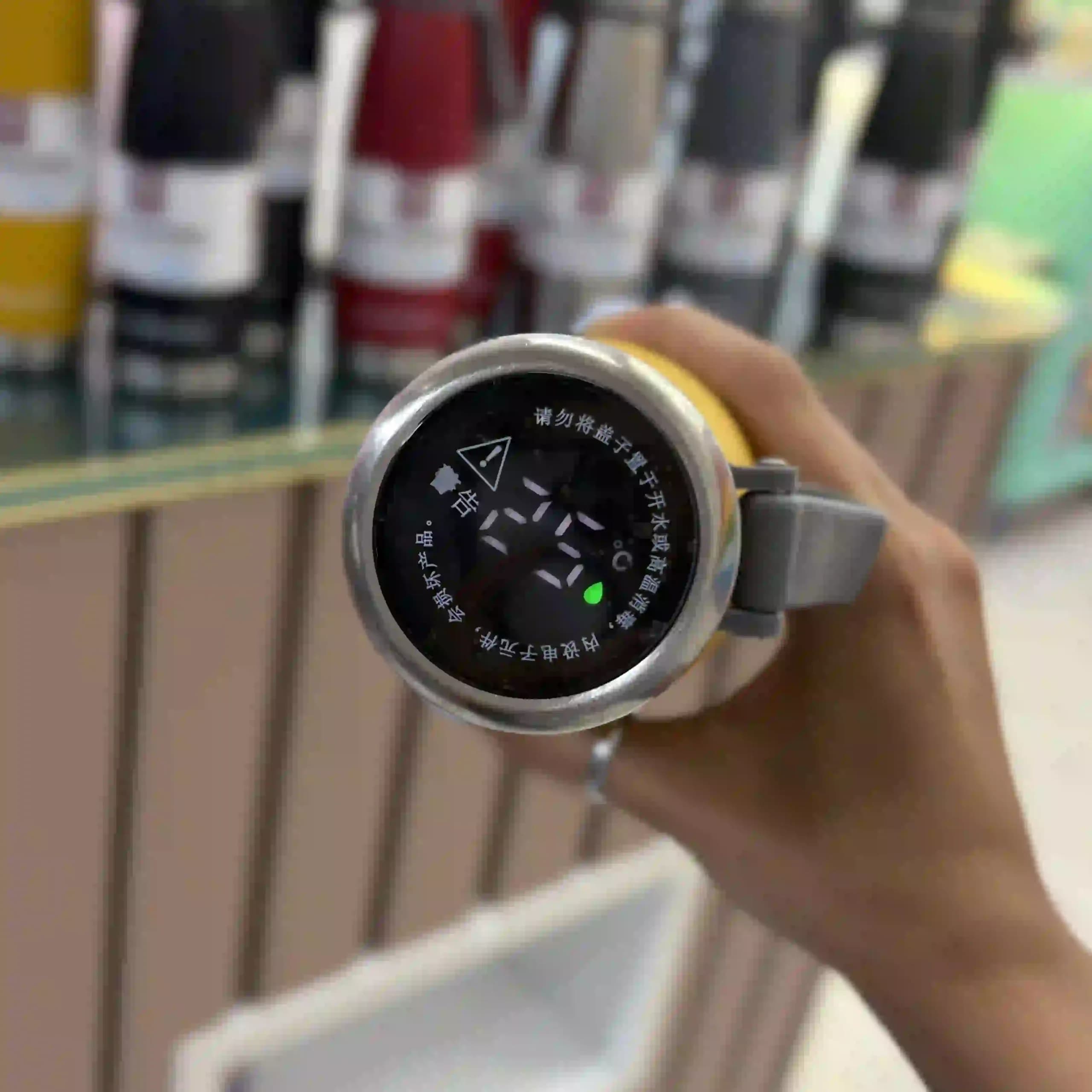 فلاسک استیل اسپورت amszm دماسنج دار — تصویر ۱۲