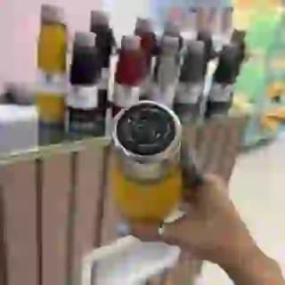 فلاسک استیل اسپورت amszm دماسنج دار — تصویر ۵