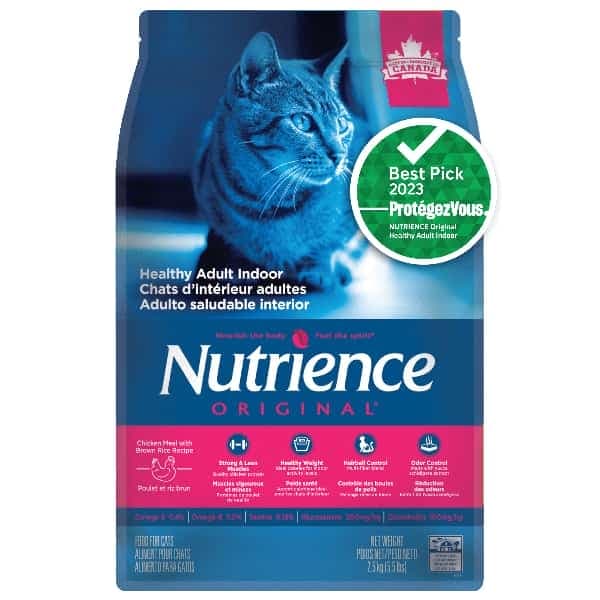 غذای خشک گربه بالغ نوترینس Nutrience مدل ایندور سری اورجینال با طعم مرغ وزن 2.5 کیلوگرم — تصویر ۲