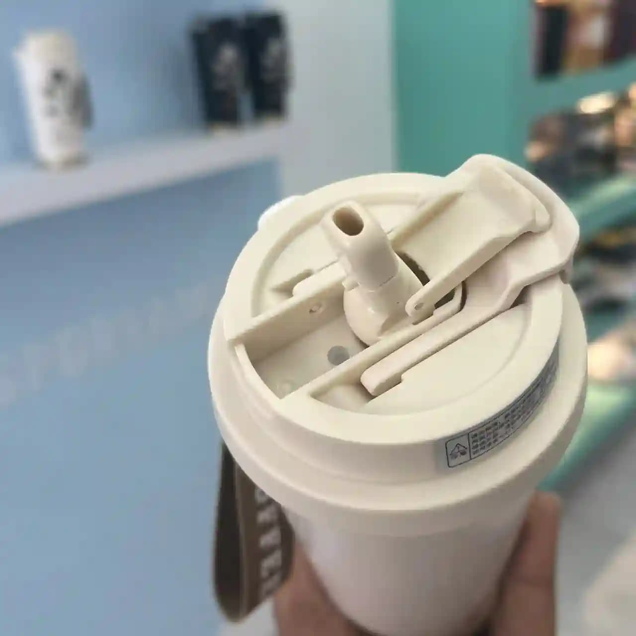 تراول ماگ دو حالت گلدار برجسته leaf — تصویر ۶