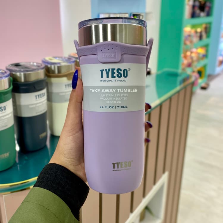 تراول ماگ Tyeso بند سلیکونی 710 میل — تصویر ۹