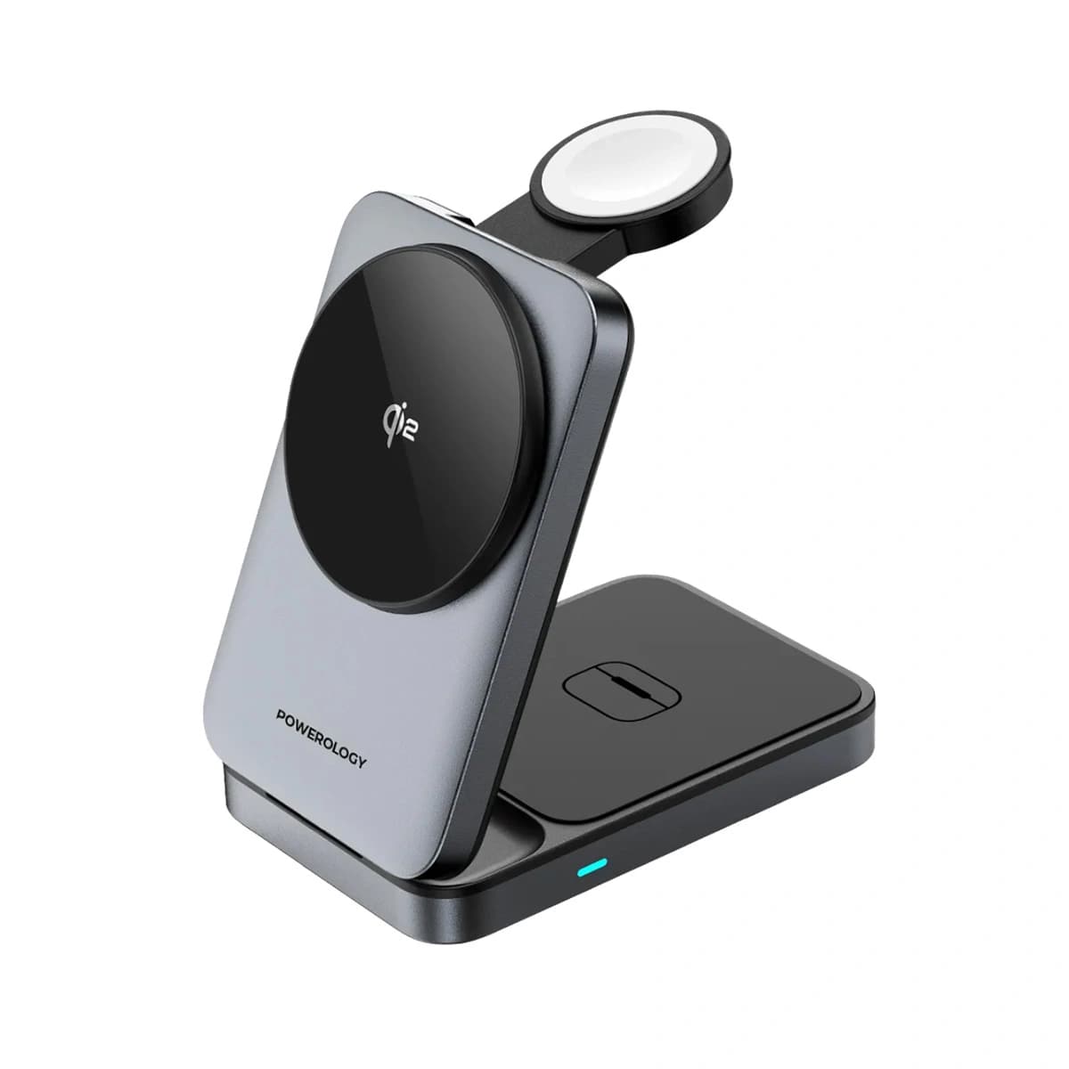 شارژر بی‌سیم چندمنظوره Qi2 Fast Charging پاورولوژی مدل PWCUQC033 — تصویر ۲