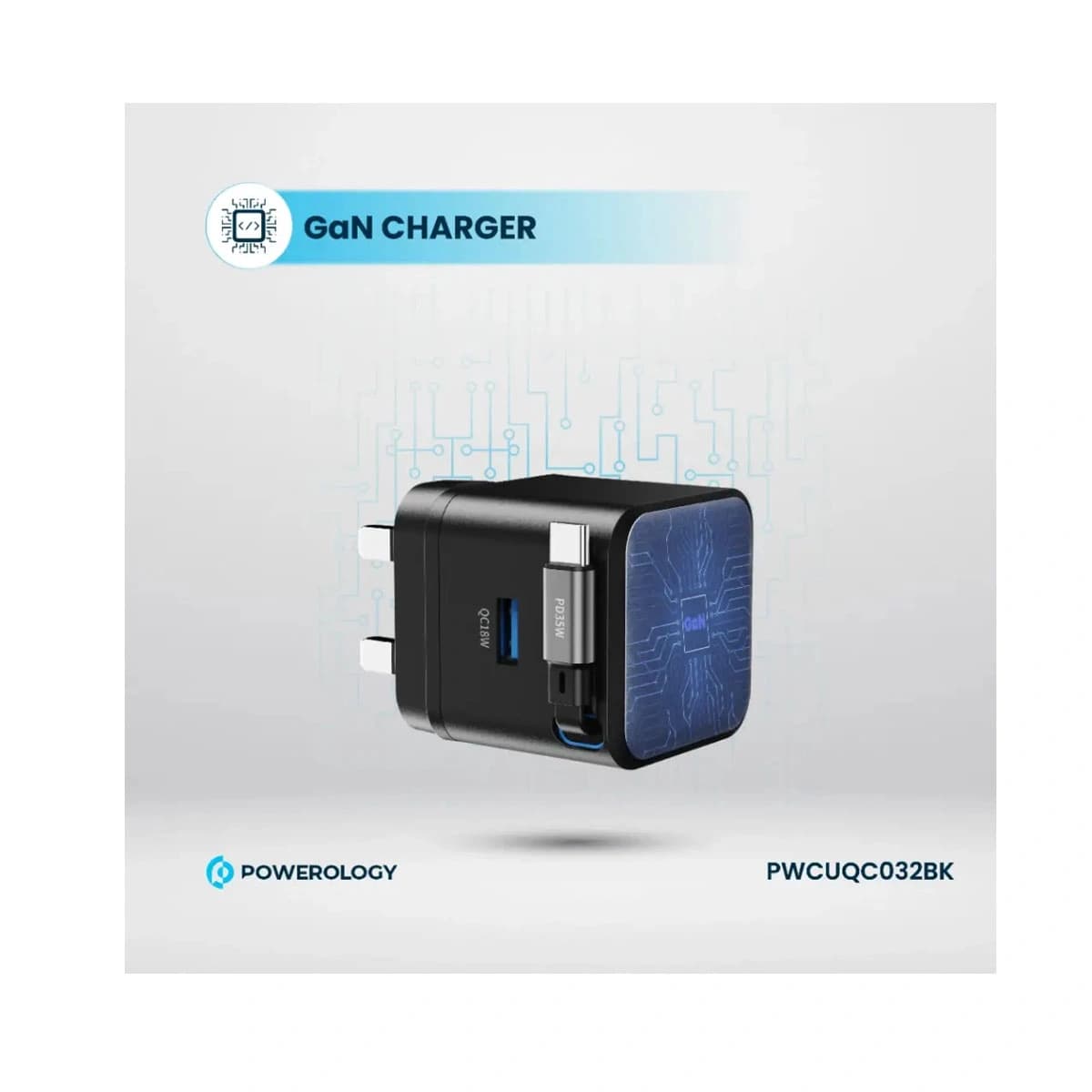 شارژر دیواری ۳۵ وات Single Output پاورولوژی — تصویر ۹