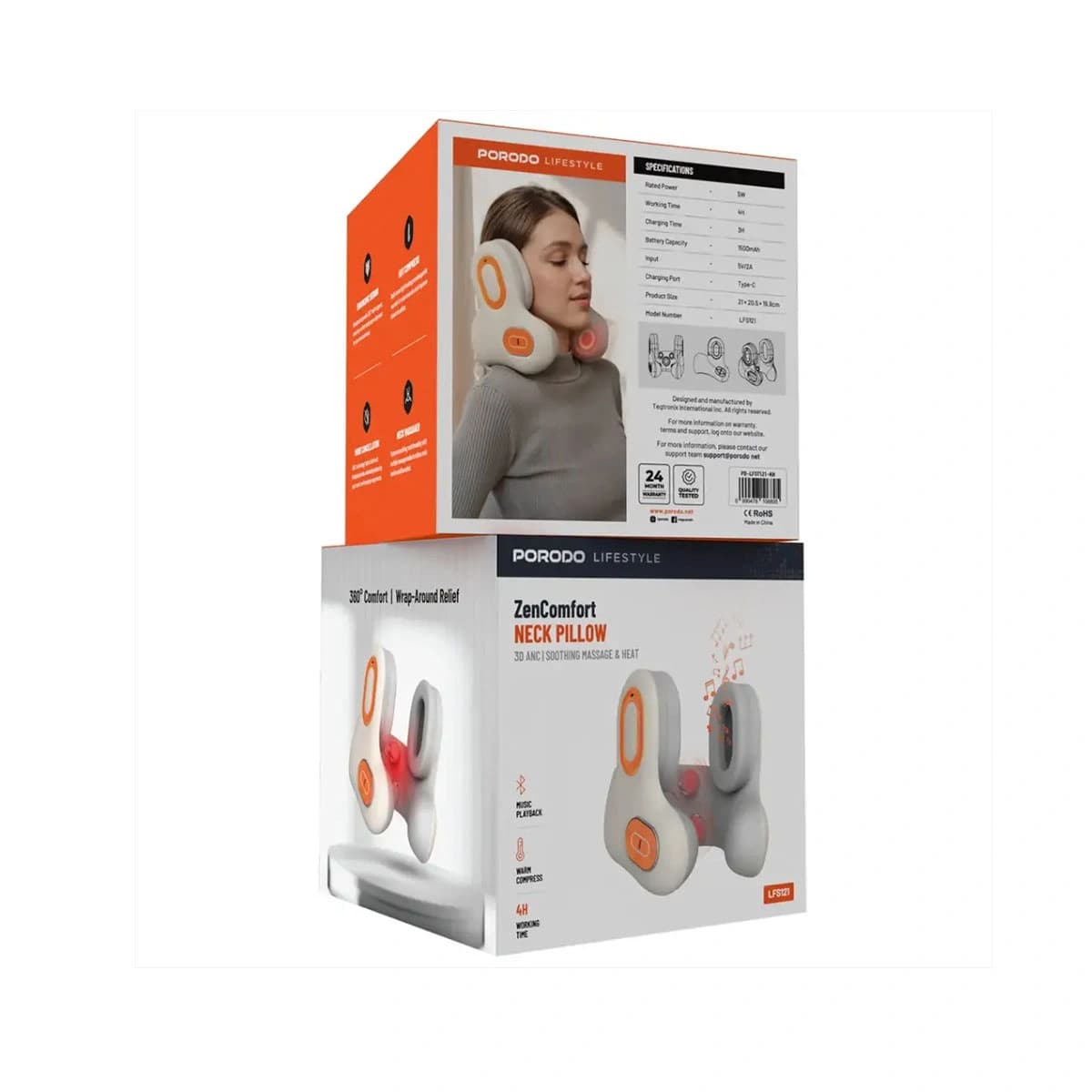 بالش ماساژور گردنی مسافرتی پرودو ZenComfort مدلPDLFST121 — تصویر ۱۲