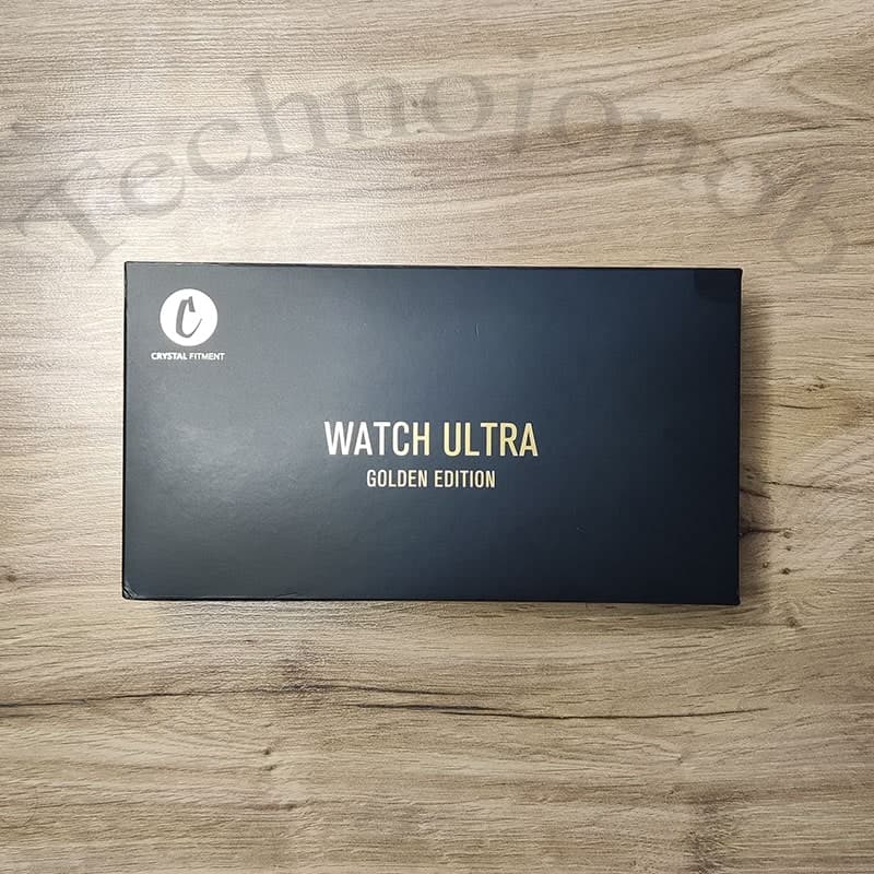 ساعت هوشمند طرح اپل واچ اولترا مدل کریستال فیت منت گلد ادیشن Crystal Fitment gold Edition