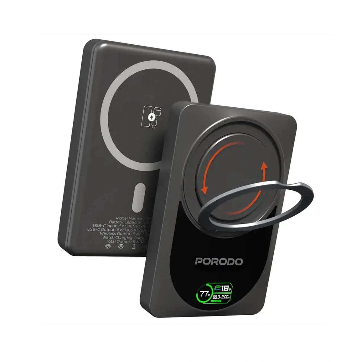 پاور بانک 10000mAh Qi2 Wirelessپرودو