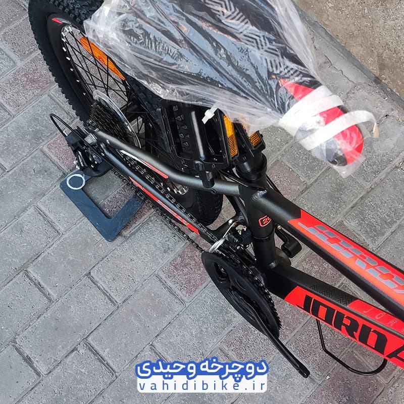 دوچرخه 20 جردن آلومینیوم مدل CHINNER | چینر مشکی قرمز — تصویر ۹