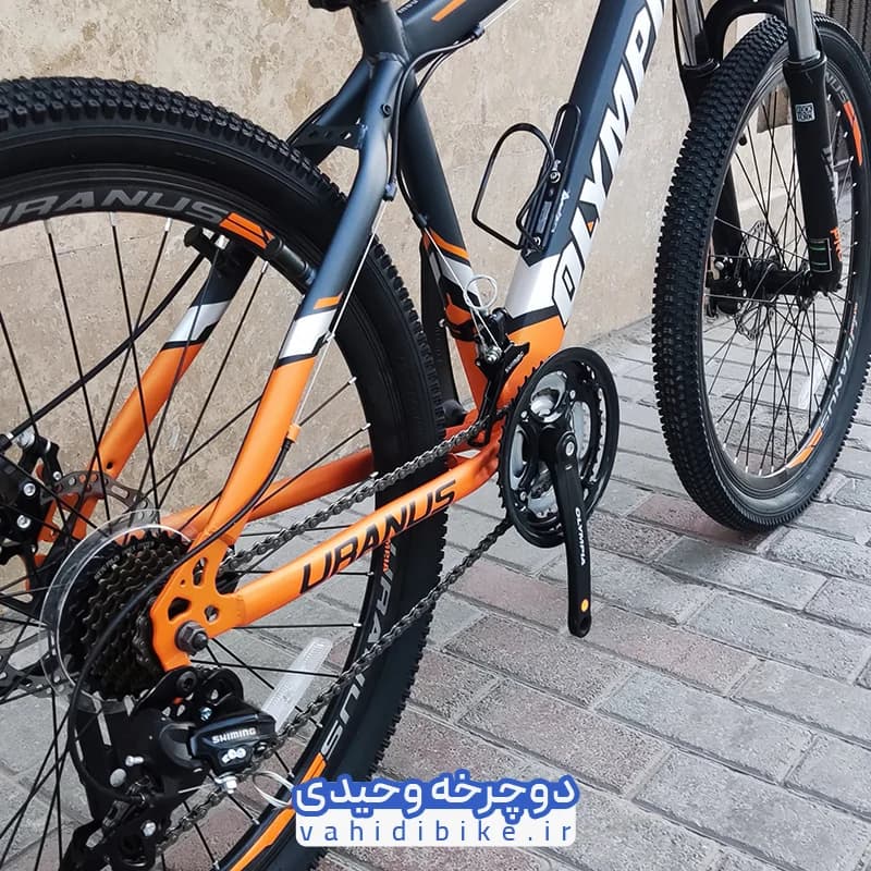 دوچرخه 26 المپیا مدل RED BULL | ردبول مشکی نارنجی — تصویر ۶