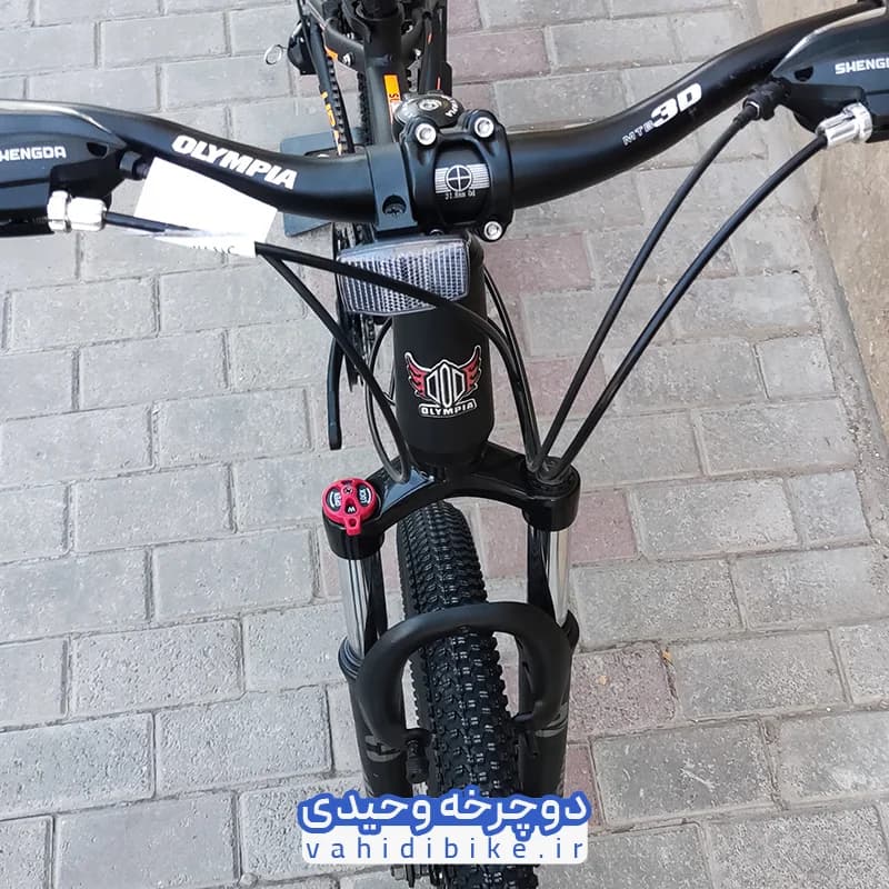 دوچرخه 24 المپیا مدل ZARA Disk | زارا دیسکی مشکی نارنجی — تصویر ۹