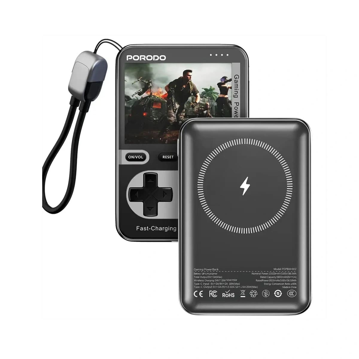 پاوربانک مگ‌سیف پرودو Arcadevolt 10000mAh مدل PDPBXH002BK