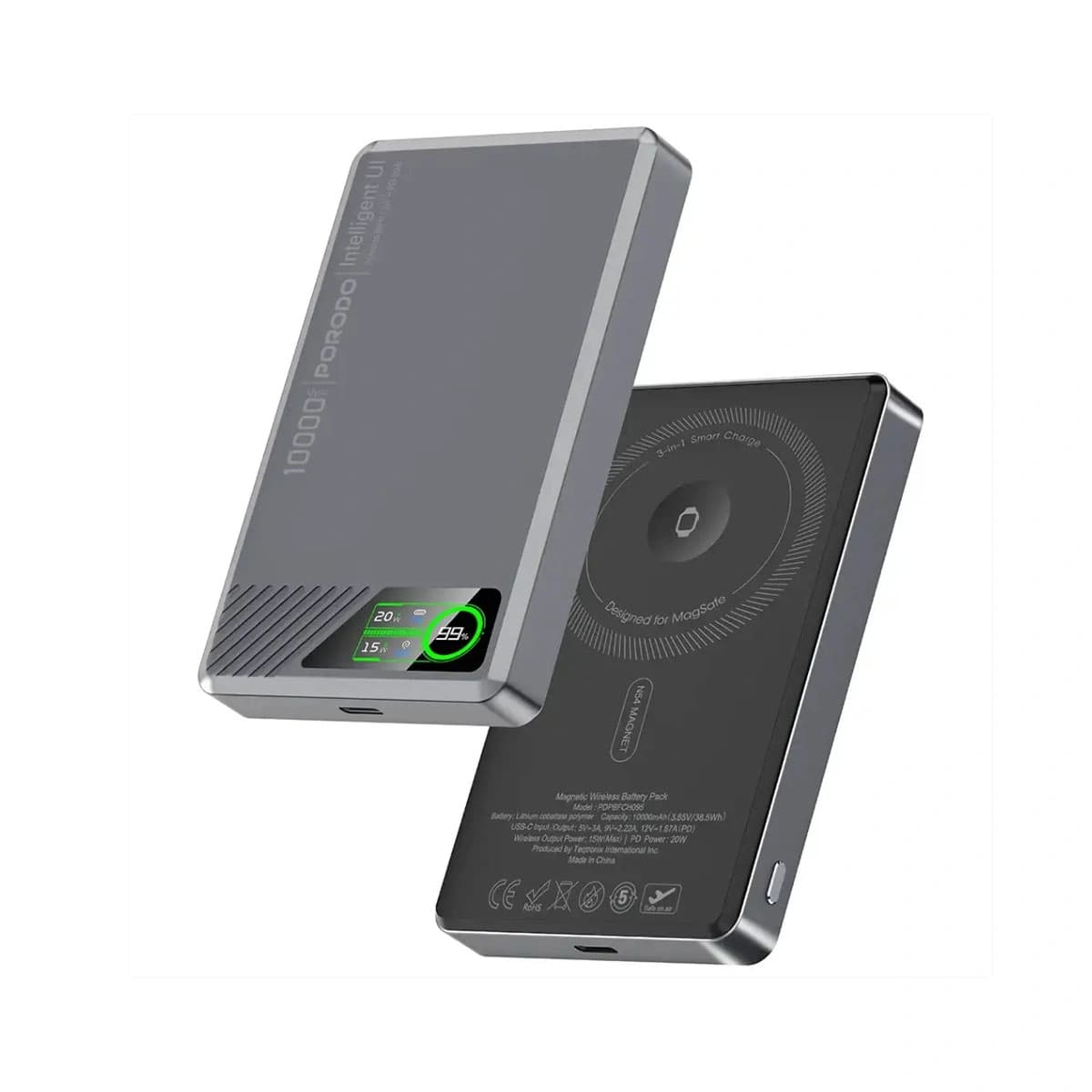 پاور بانک 10000mAh Magneticپرودو — تصویر ۱۰