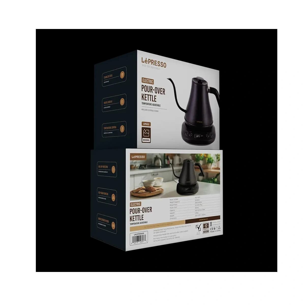 کتری برقی قهوه دمیElectric Pour-Over لپرسو مدل LPCFFM0033 — تصویر ۱۲