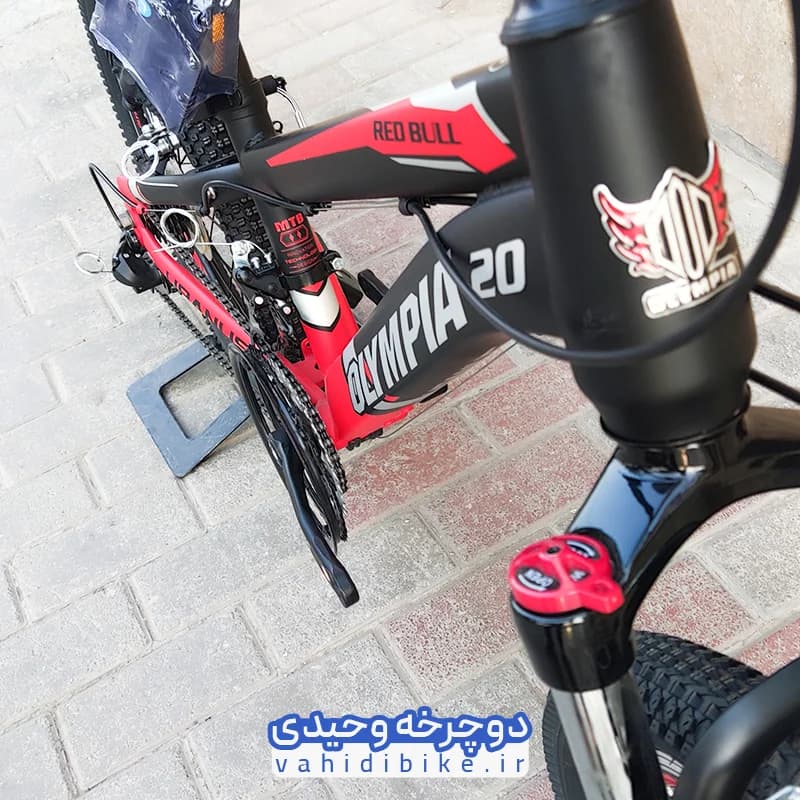 دوچرخه 20 المپیا مدل RED BULL | ردبول مشکی قرمز — تصویر ۷