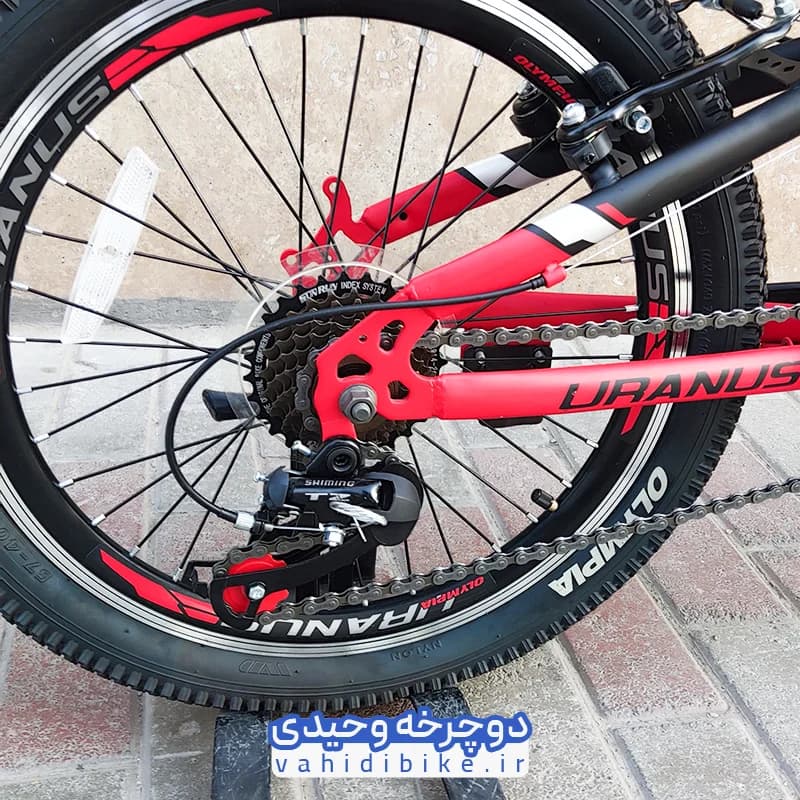 دوچرخه 20 المپیا مدل RED BULL | ردبول مشکی قرمز — تصویر ۵