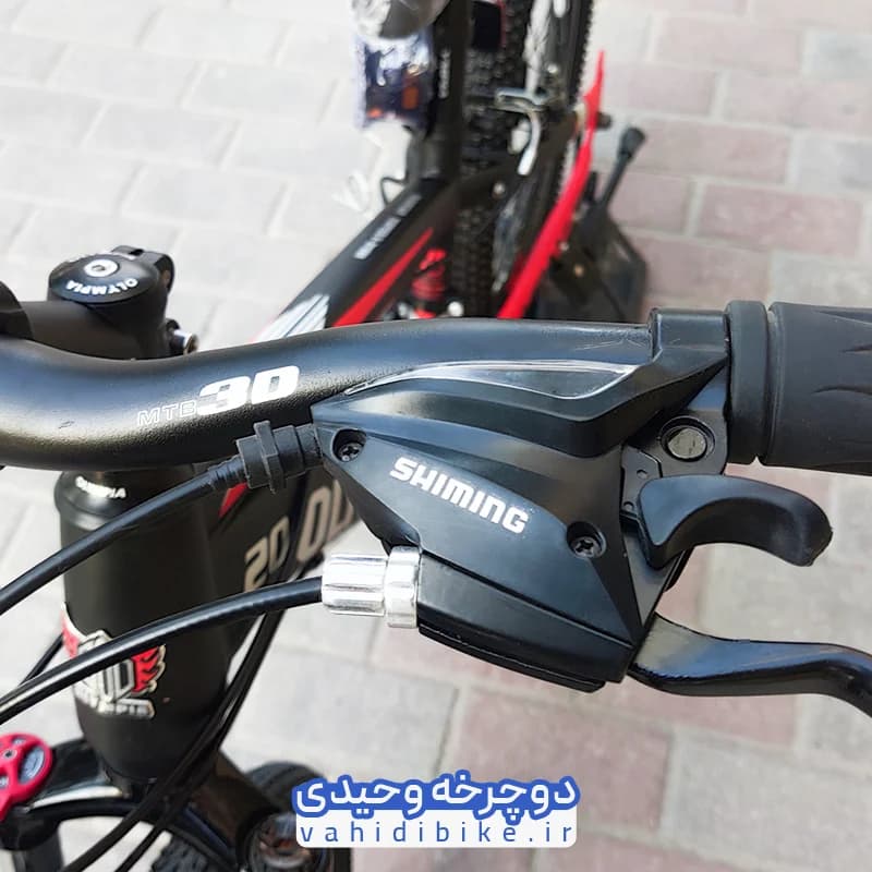 دوچرخه 20 المپیا مدل RED BULL | ردبول مشکی قرمز — تصویر ۹