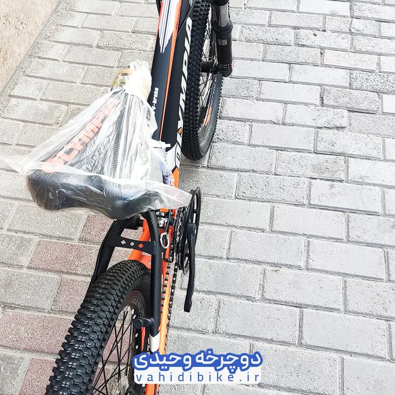 دوچرخه 20 المپیا مدل RED BULL.DISK | ردبول دیسکی مشکی نارنجی — تصویر ۶