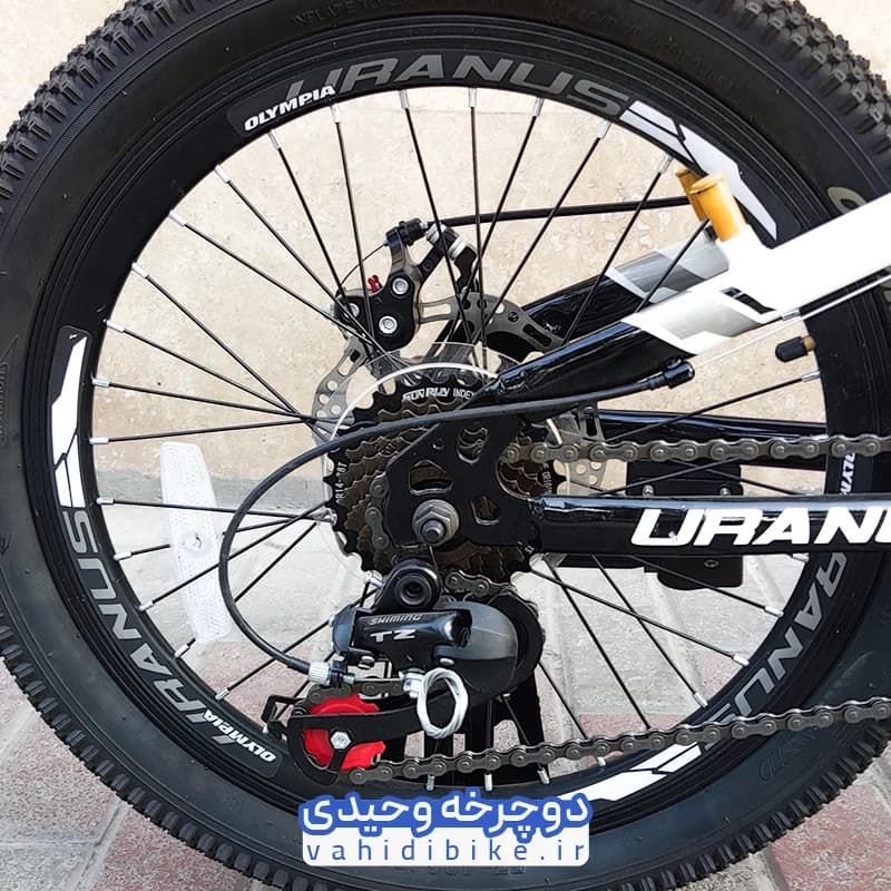 دوچرخه 20 المپیا مدل RED BULL.DISK | ردبول دیسکی سفید — تصویر ۵