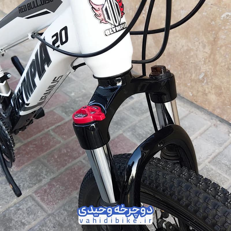 دوچرخه 20 المپیا مدل RED BULL.DISK | ردبول دیسکی سفید — تصویر ۶