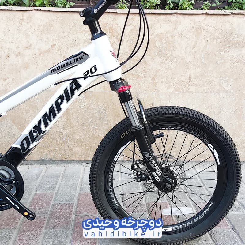 دوچرخه 20 المپیا مدل RED BULL.DISK | ردبول دیسکی سفید — تصویر ۳