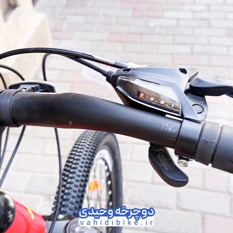 دوچرخه 26 جیمز بدنه آلومینیوم مدل SORENA Disk | سورنا قرمز — تصویر ۴