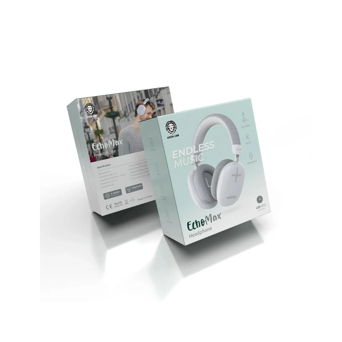 هدفون بی‌سیم Echo Max گرین لاین — تصویر ۳