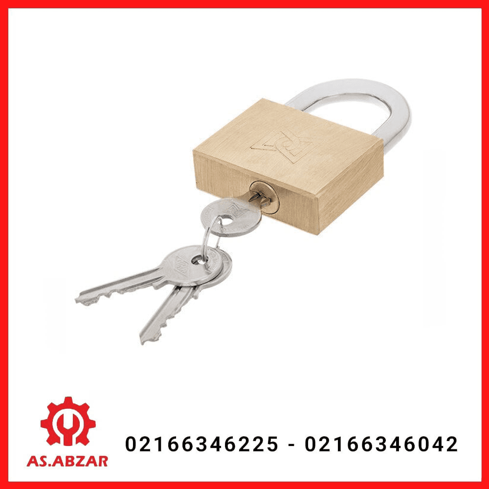 قفل آویز 50 تخت کوتاه گیرا مدل 004