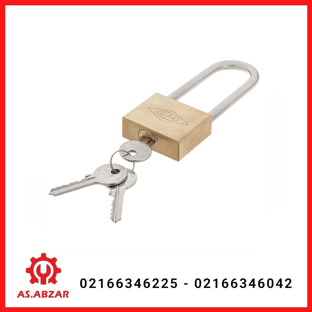 قفل آویز 60 تخت کوتاه گیرا مدل 011