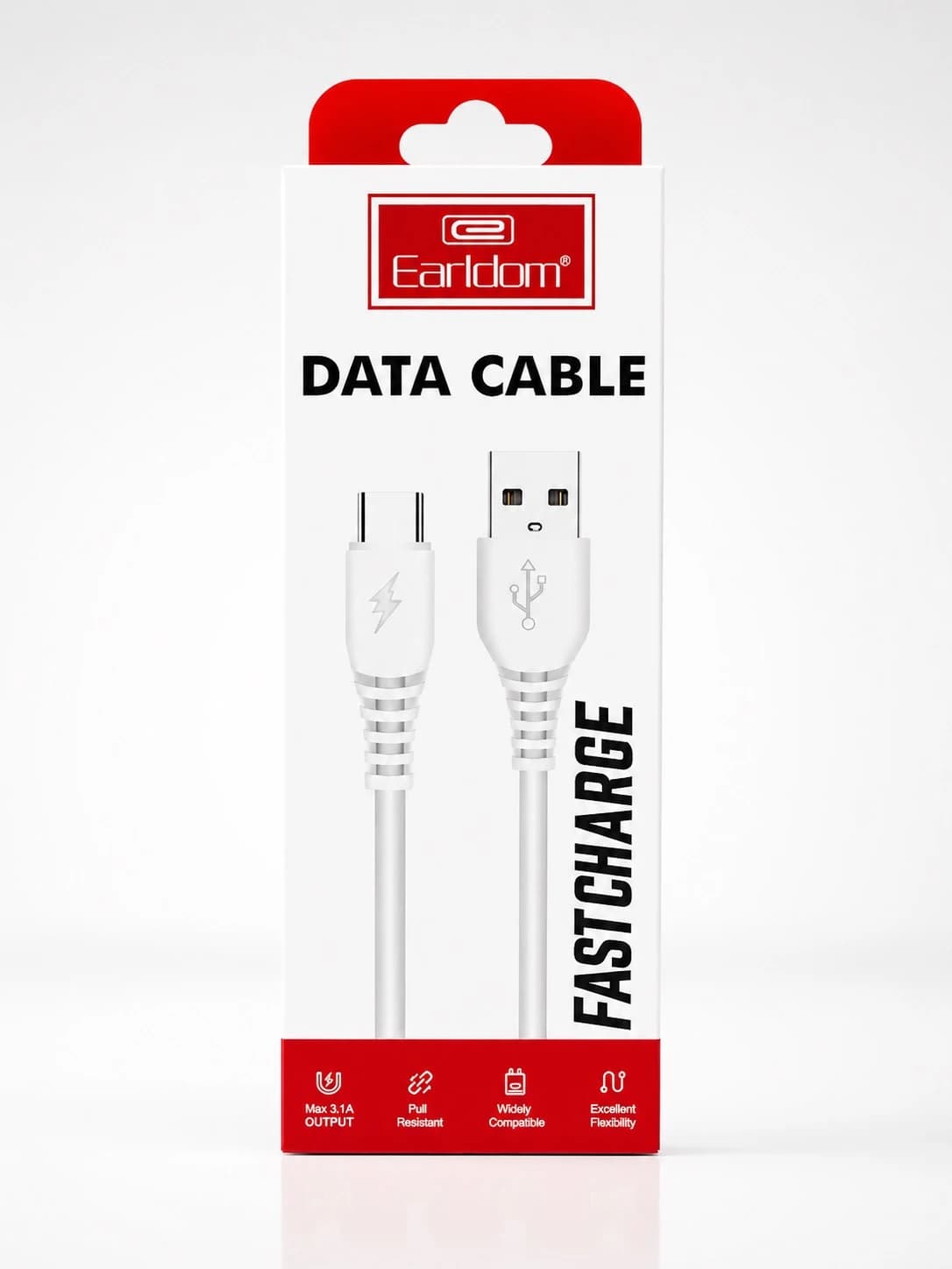 کابل شارژ USB به Micro usb طرح برند Earldom – فست شارژ