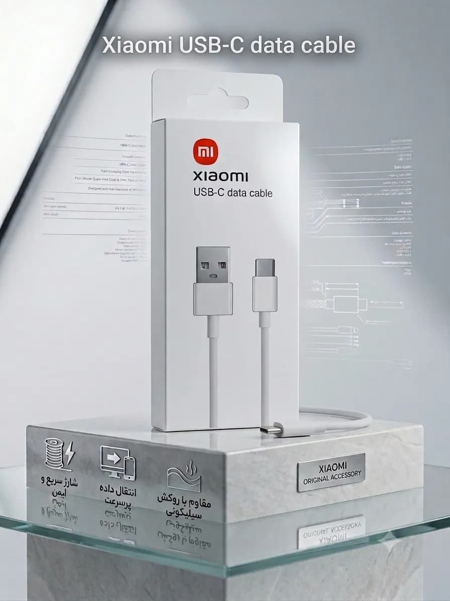 کابل شارژ فست شارژ USB به Type-C شیائومی