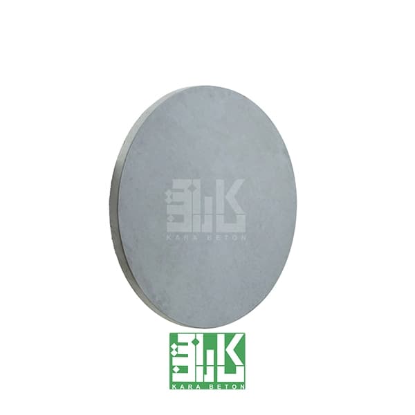 بتن اکسپوز دایره طوسی قطر 70