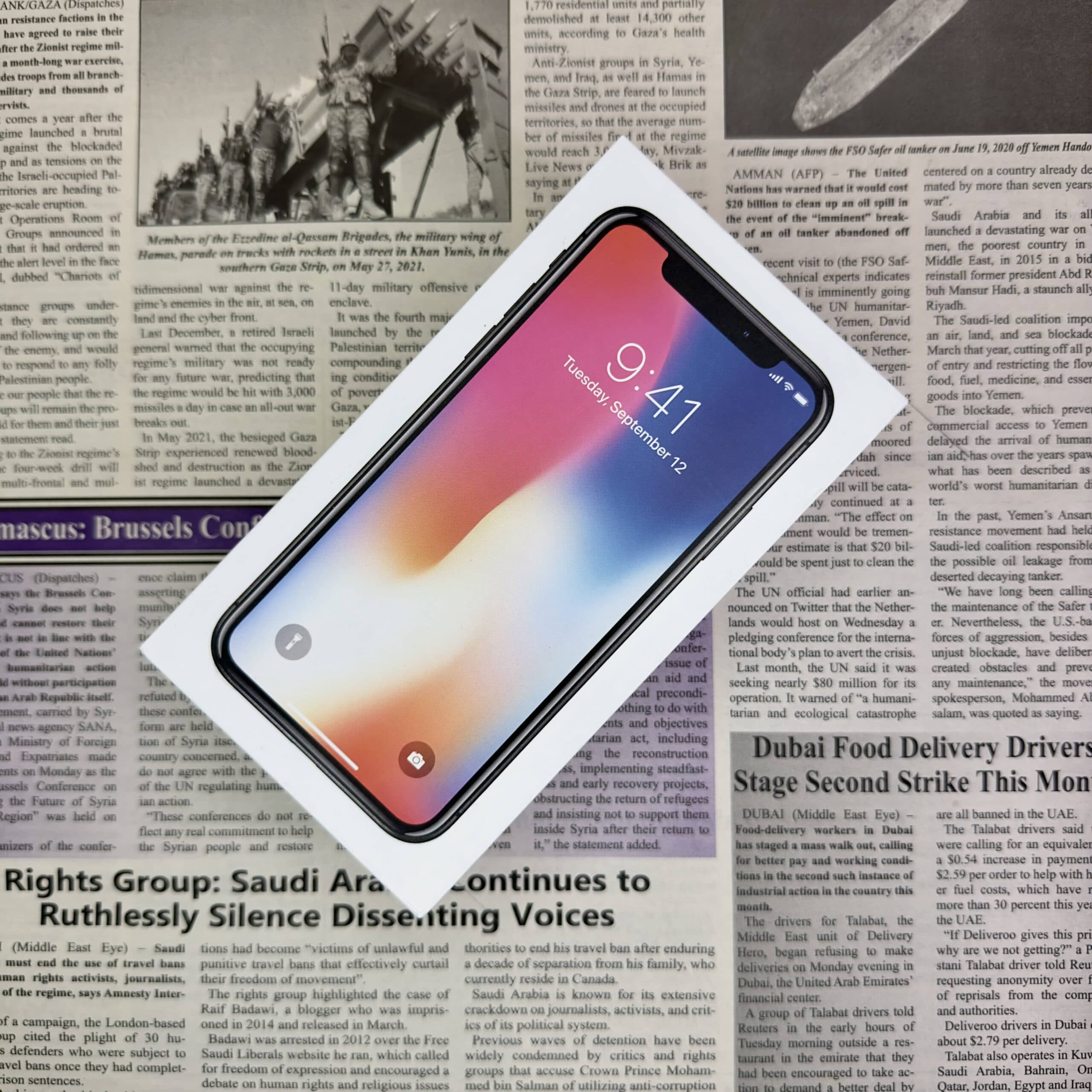 کارتن اصلی گوشی اپل مدل iPhone X — تصویر ۱۱