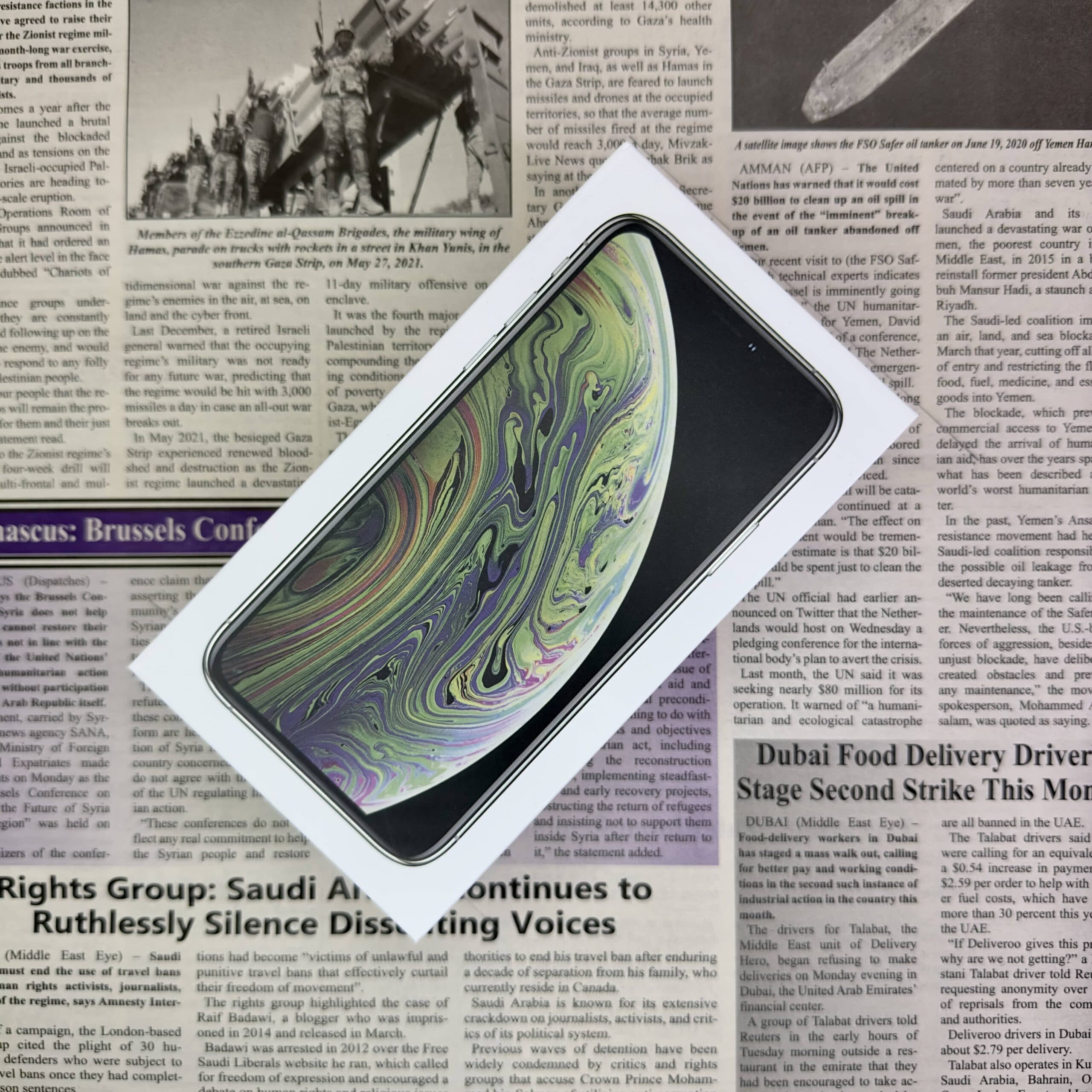 کارتن اصلی گوشی اپل مدل iPhone XS — تصویر ۱۱