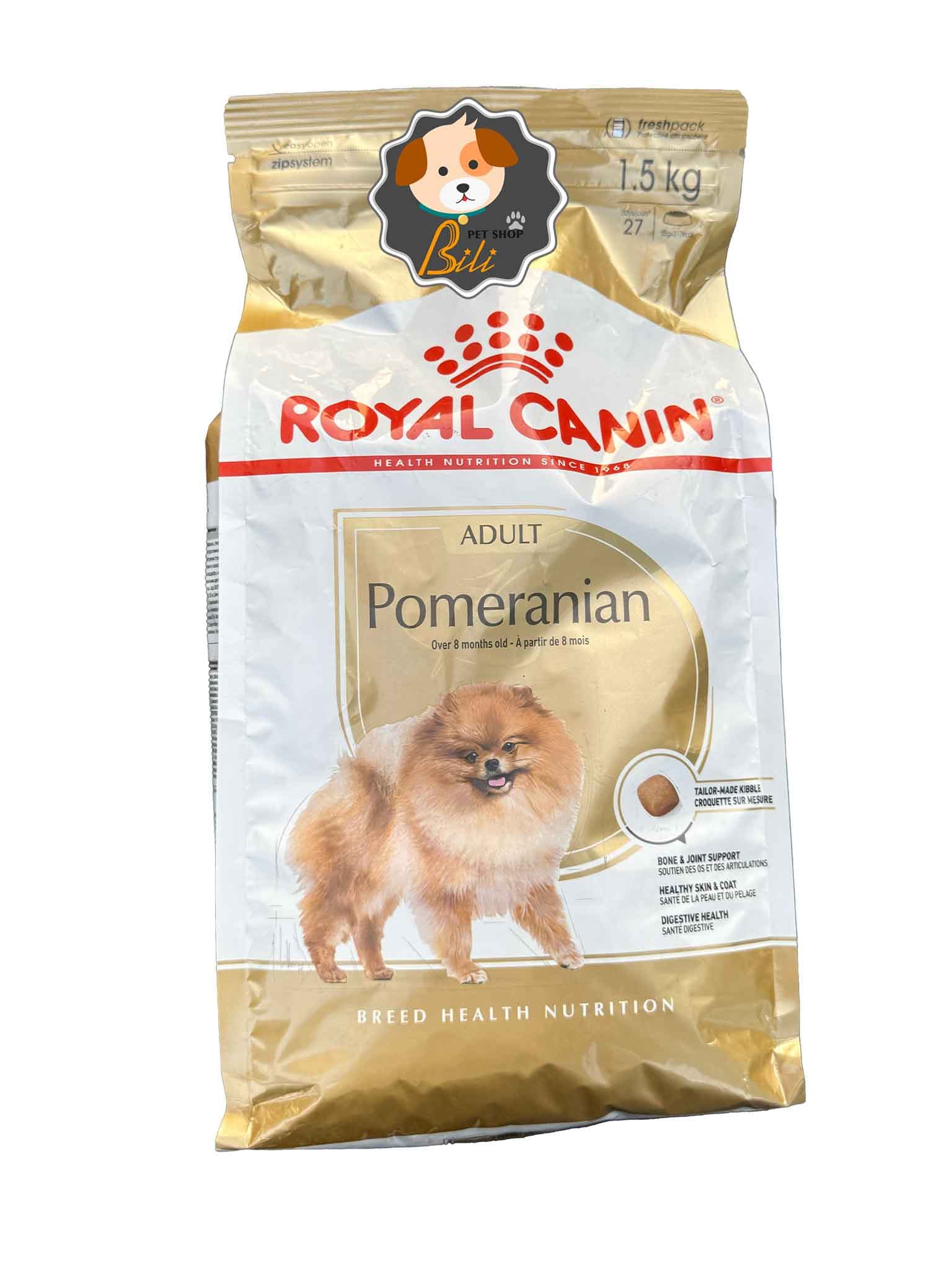 غذای خشک سگ رویال کنین پامر بالغ ۱.۵ کیلویی ـ ROYAL CANIN POMERANIAN 1.5 KG