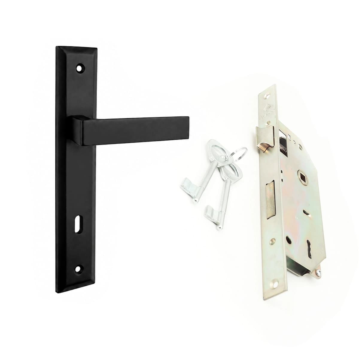 مجموعه دستگیره اتاقی کارو کد K22 با قفل کلیدی — تصویر ۲