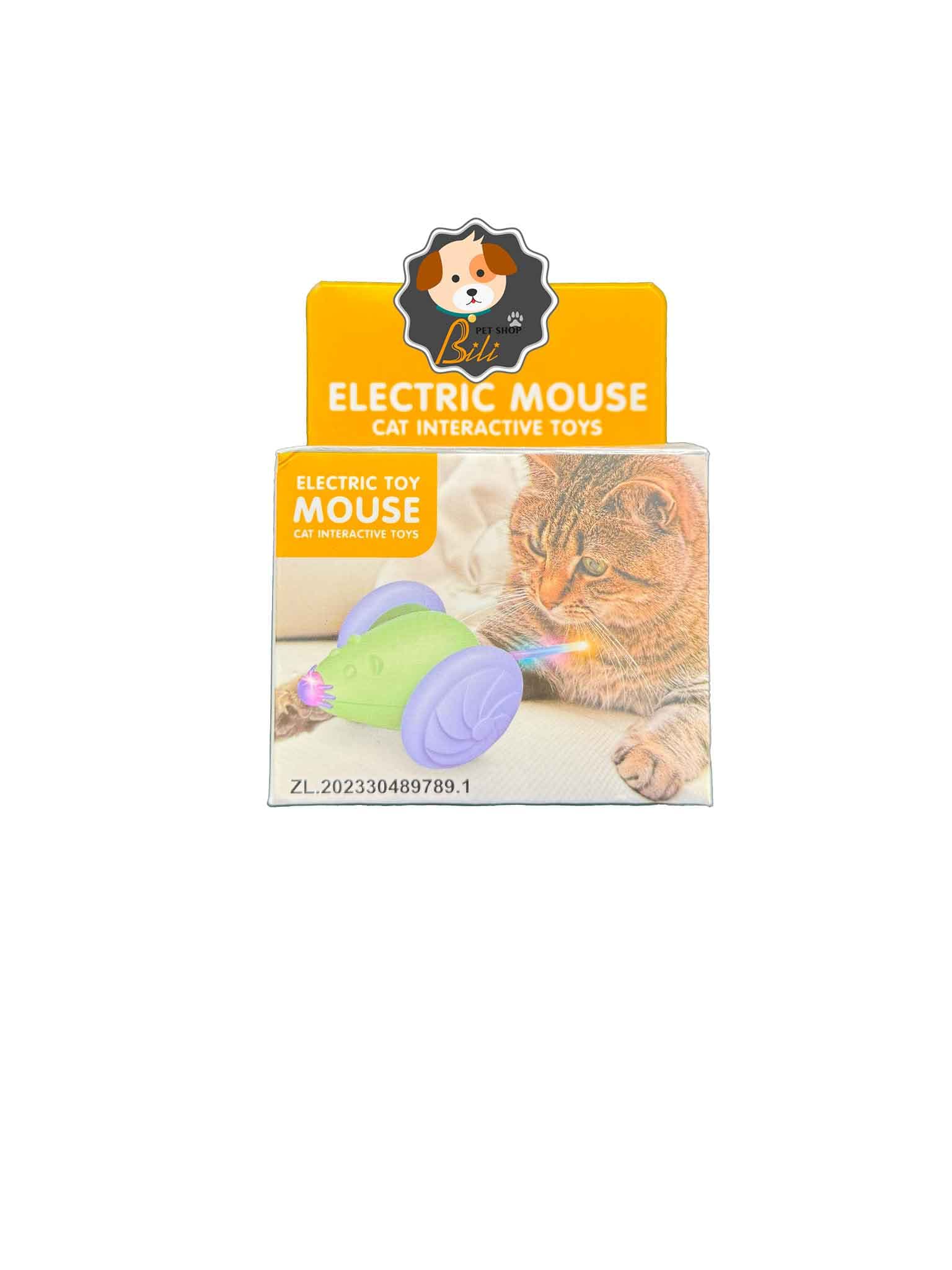 اسباب بازی موش متحرک سنسوردار شارژی گربه _ ELECTRIC MOUSE CAT INTERACTIVE TOYS