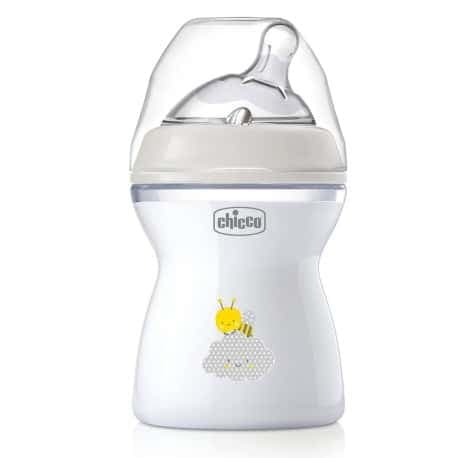 شیشه شیر جریان متوسط Step Up New چیکو 250 میل طرح زنبور Chicco — تصویر ۹