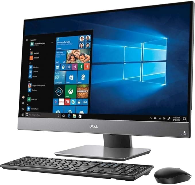 آل این وان 24 اینچی Dell 7460 Frameless IPS i5-8500/Ram16G/SSD256G استوک در حد — تصویر ۸