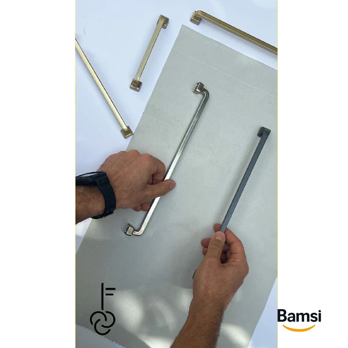 دستگیره کابینت کد C43 برونتیل — تصویر ۸