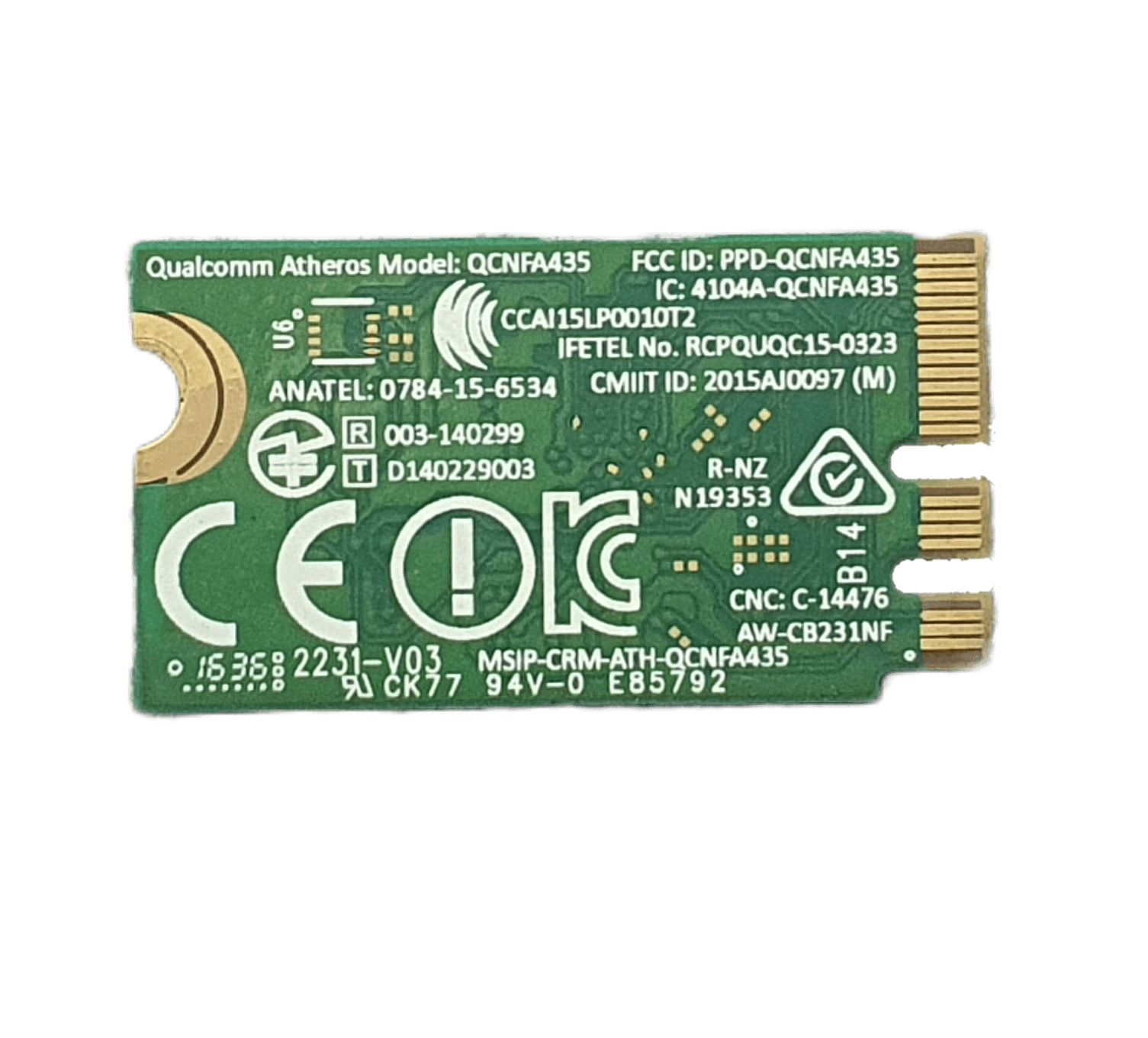 ماژول وایرلس و بلوتوث Qualcomm Atheros AW-CB231NF
