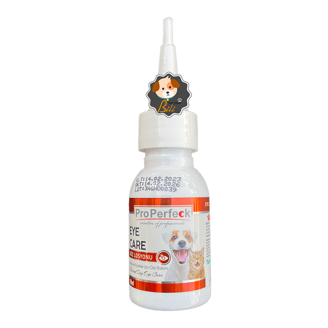 محلول تمیز کننده چشم پرو پرفک مخصوص سگ و گربه ۵۰ میل ـ PROPERFECK CAT & DOG EYE CARE 50 ML