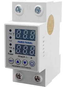 محافظ ولتاژ جریان تکفاز 40 آمپر پارس فانال PFAVP
