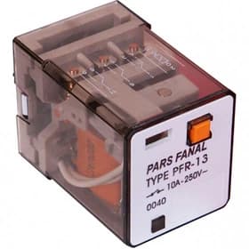 رله شیشه ای پارس فانال دو کنتاکت 8 پایه PFR-12-24VDC — تصویر ۲