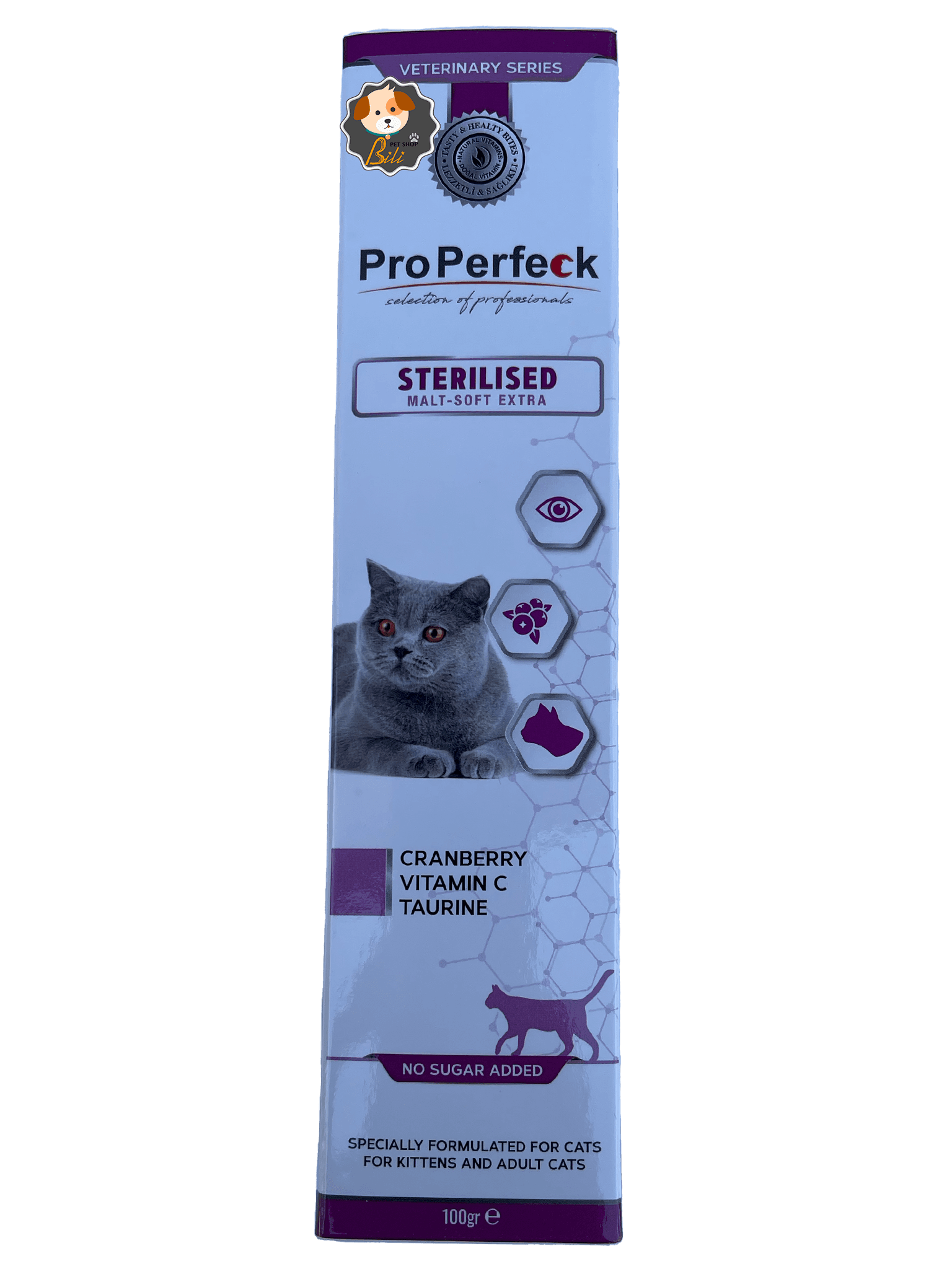 خمیر مالت گربه عقیم شده پرو پرفک ۱۰۰ گرمی ـ PROPERFECK STERILISED MALT SOFT EXTRA 100 GR